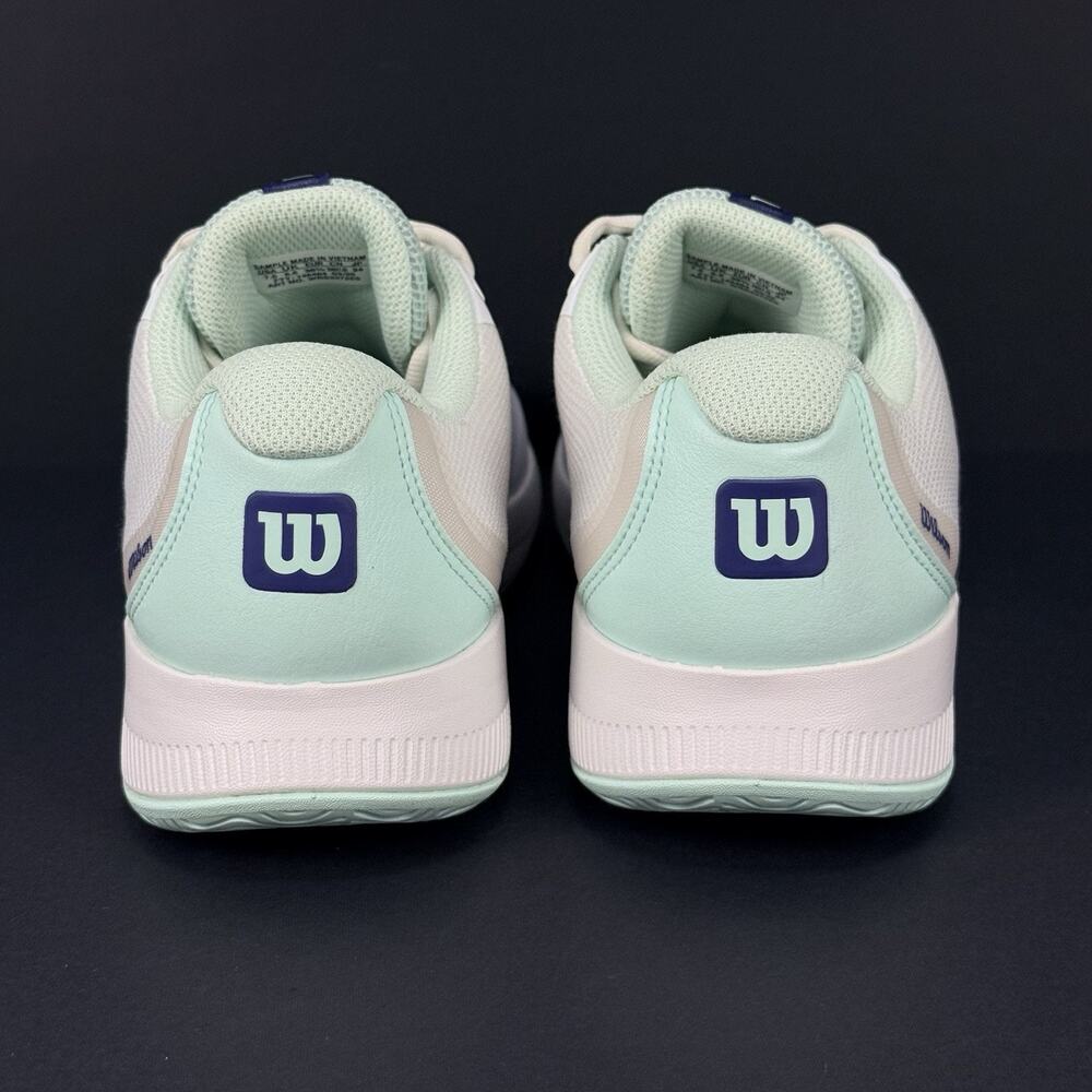 Wilson Intrigue Lite SAMPLE Women’s 7,5 WRS33726S White Bay Blue New - Picture 6 of 9